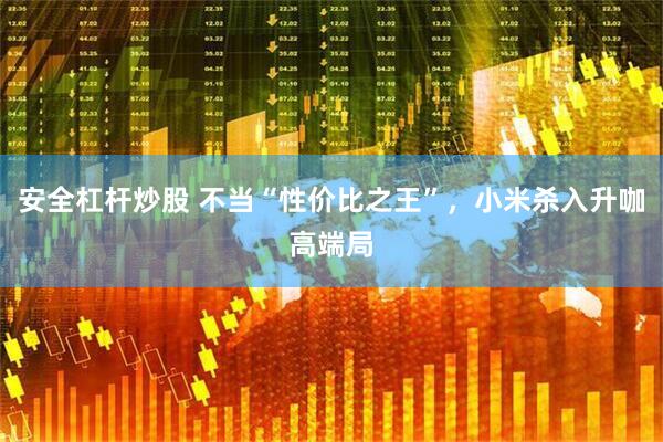 安全杠杆炒股 不当“性价比之王”，小米杀入升咖高端局